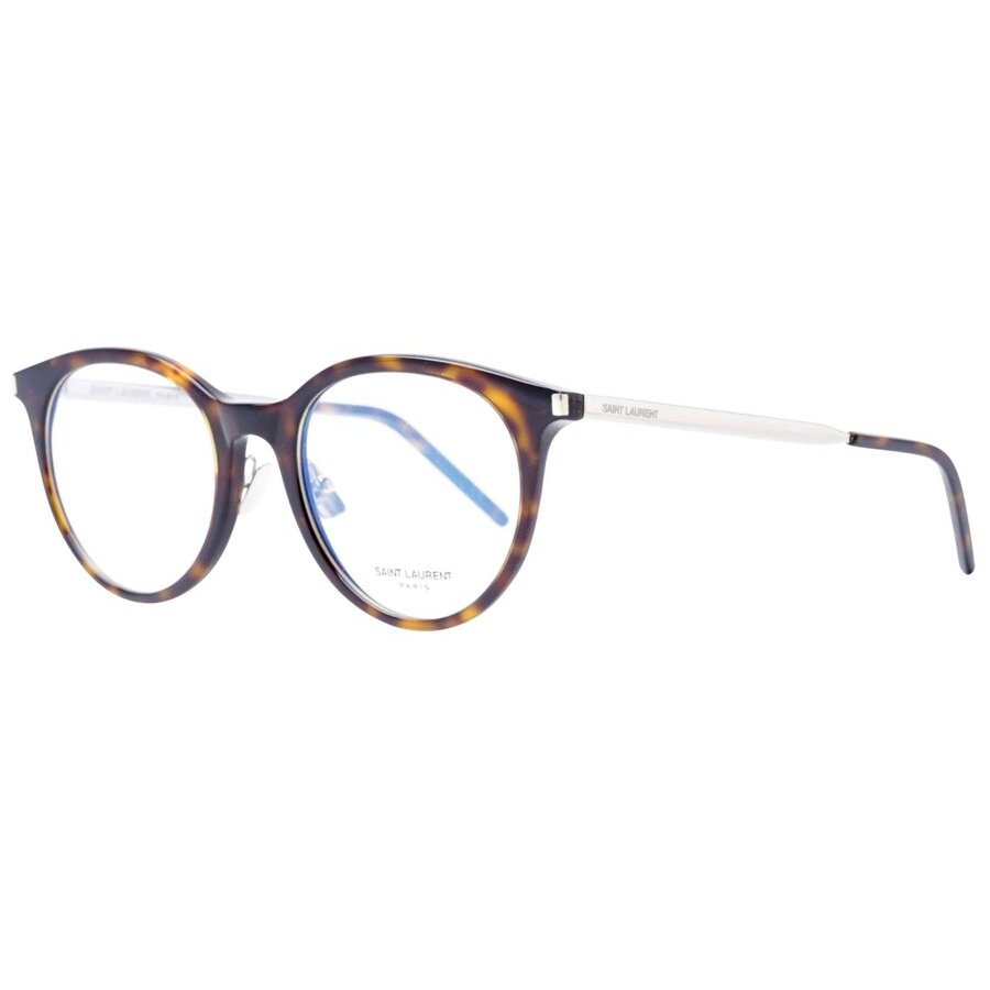 Saint Laurent Unisex Tortoise Rectangular Eyeglass Frames Sl268 003 - 50