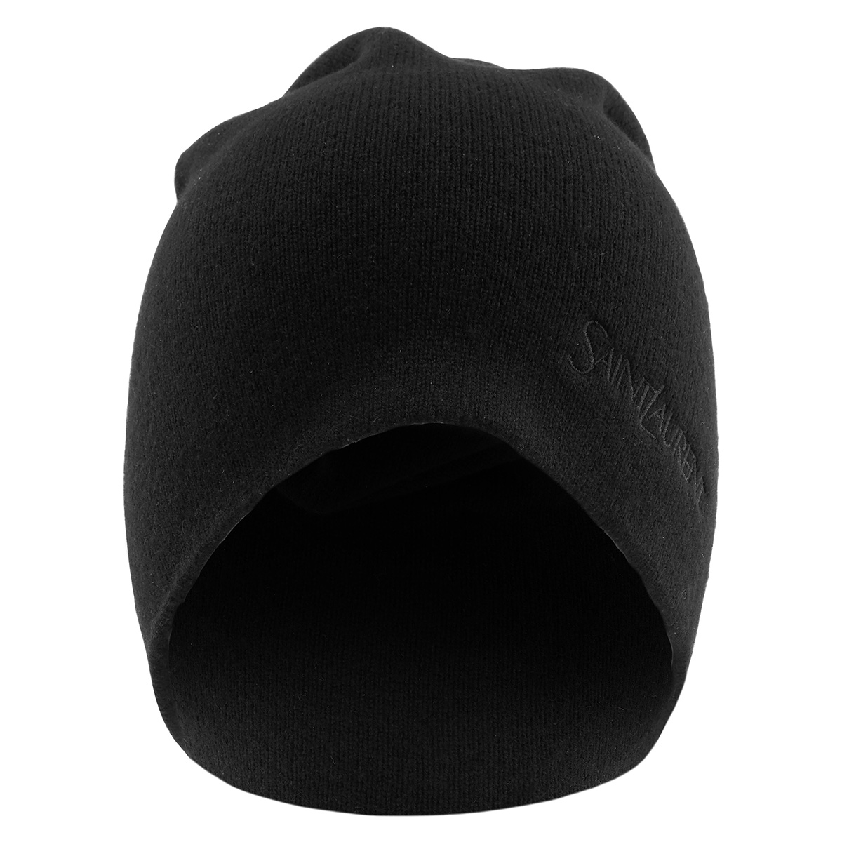 Saint Laurent Womens Cashmere Logo Beanie, Size Small 802666 3Y205