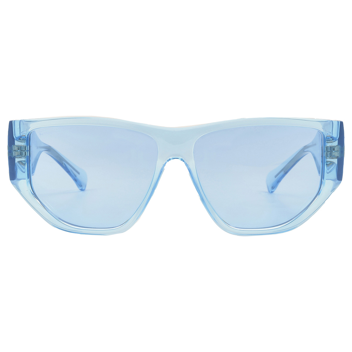 Ferragamo Salvatore Ferragamo Azure Geometric Unisex Sunglasses