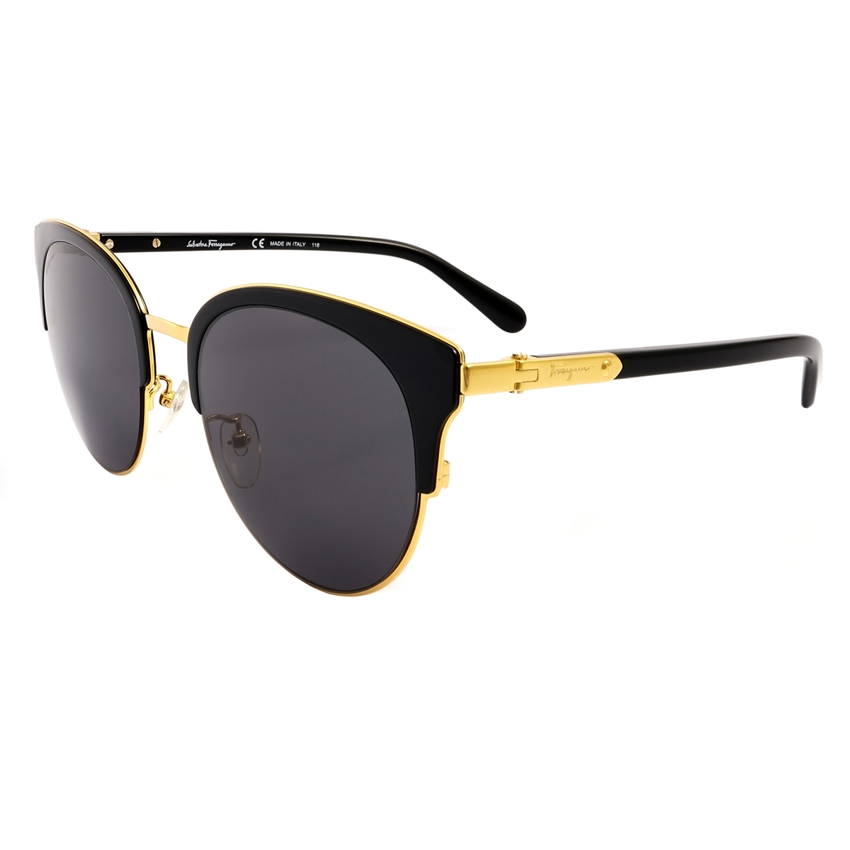Ferragamo Salvatore Ferragamo Black Teacup Ladies Sunglasses  display picture 1