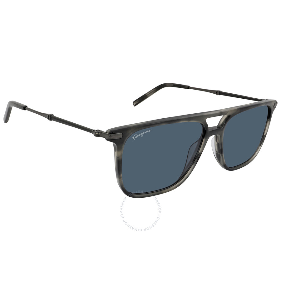 Ferragamo Sunglasses In Blue / Grey