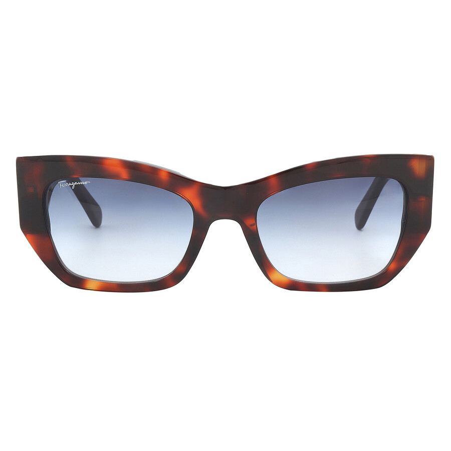 Salvatore Ferragamo Blue Gradient Cat Eye Ladies Sunglasses SF1059S 640 ...