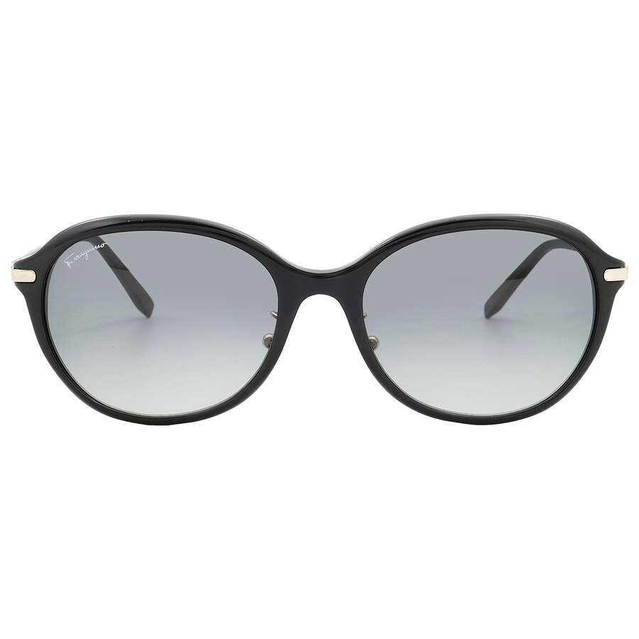 Ferragamo Salvatore  Blue Gradient Oval Ladies Sunglasses Sf1002sa 001 56