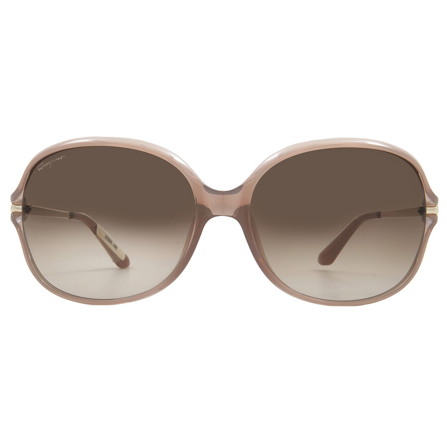 Ferragamo Salvatore  Brown Butterfly Ladies Sunglasses Sf921sk 718 61