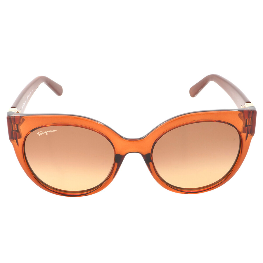 Ferragamo Salvatore Ferragamo Brown Gradient Butterfly