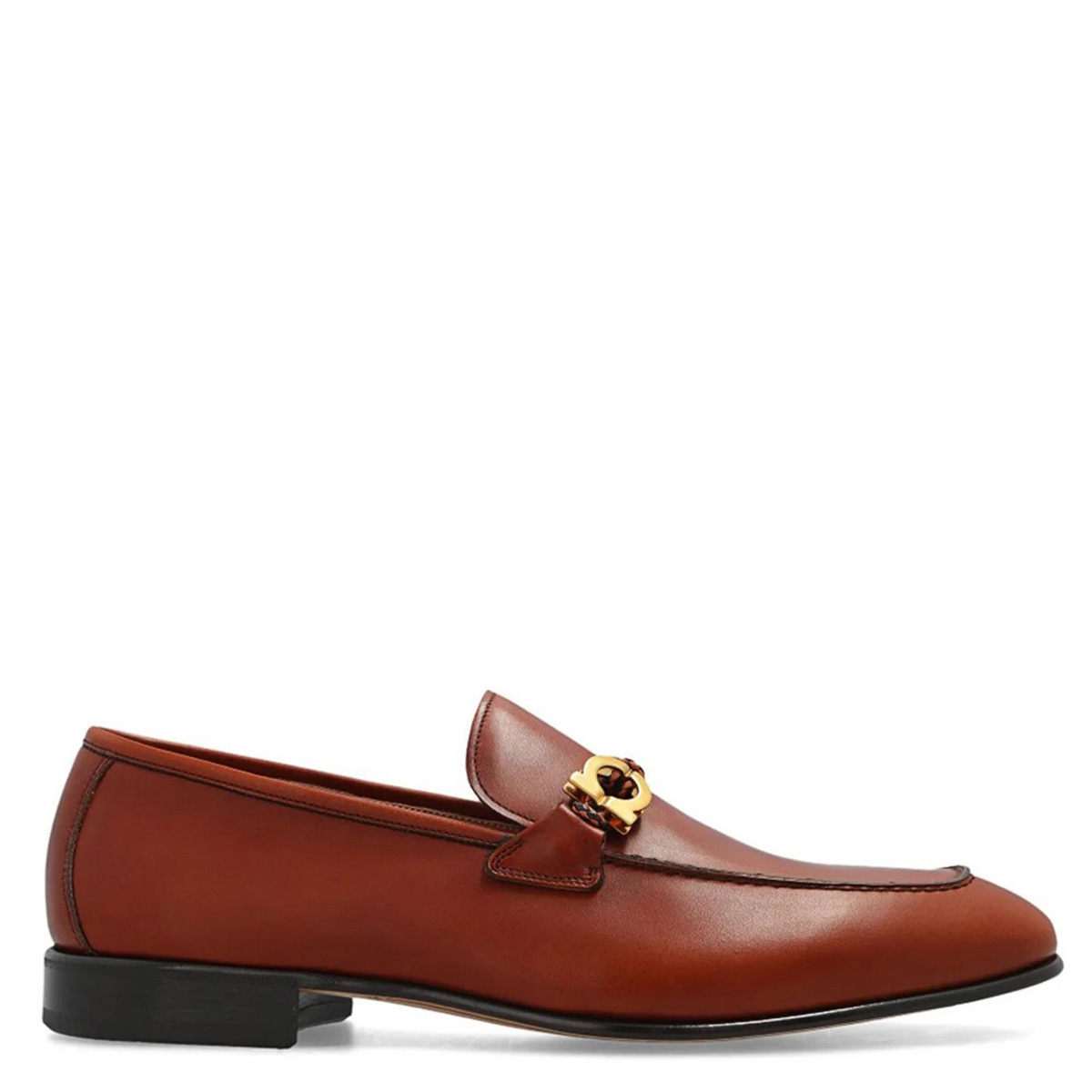 Salvatore Ferragamo Brown Woven Leather Bit Slip-On Loafers Ferragamo Parigi woven loafers - Brown - Men|632952 | thebs.com main image 3