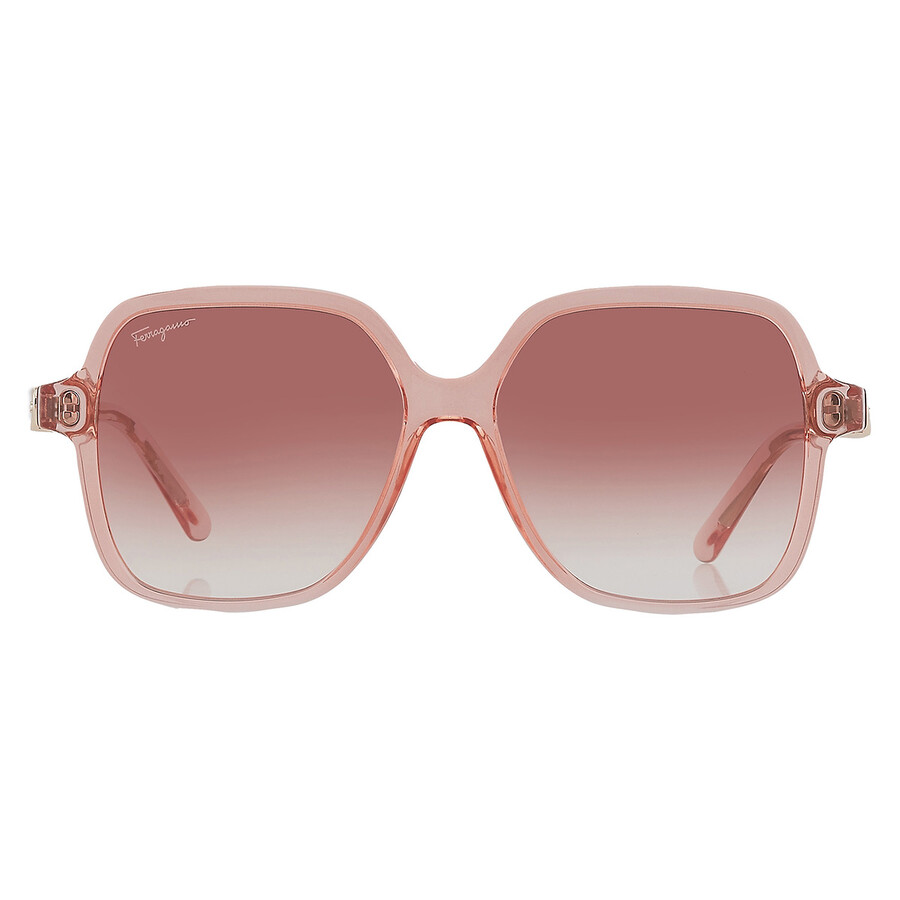 Ferragamo Salvatore Ferragamo Coral Square Ladies Sunglasses