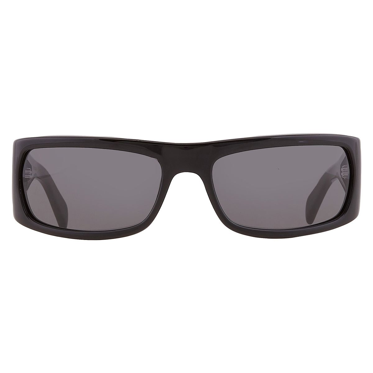 Ferragamo Salvatore Ferragamo Dark Grey Wrap Unisex Sunglasses