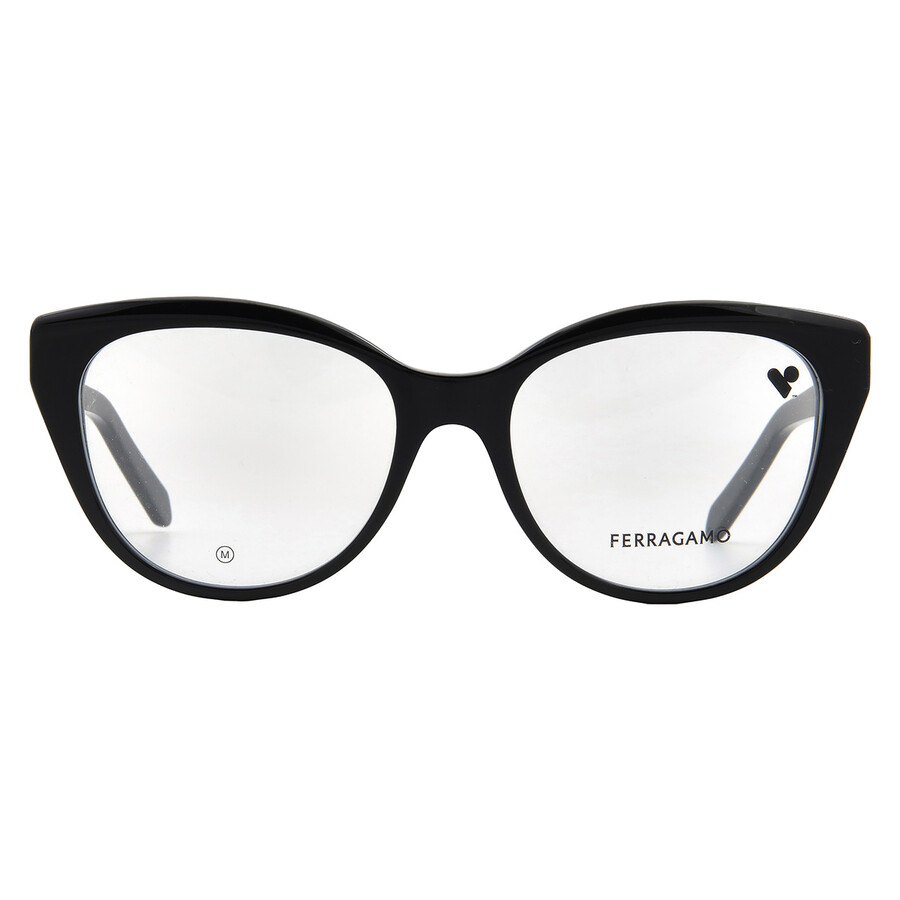 Ferragamo Salvatore  Demo Cat Eye Men's Eyeglasses Sf2970 001 53