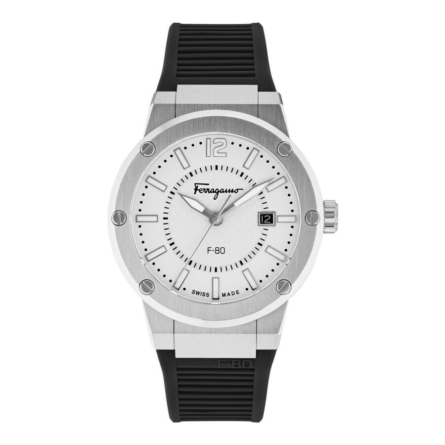 Salvatore Ferragamo F80 Quartz White Dial Men