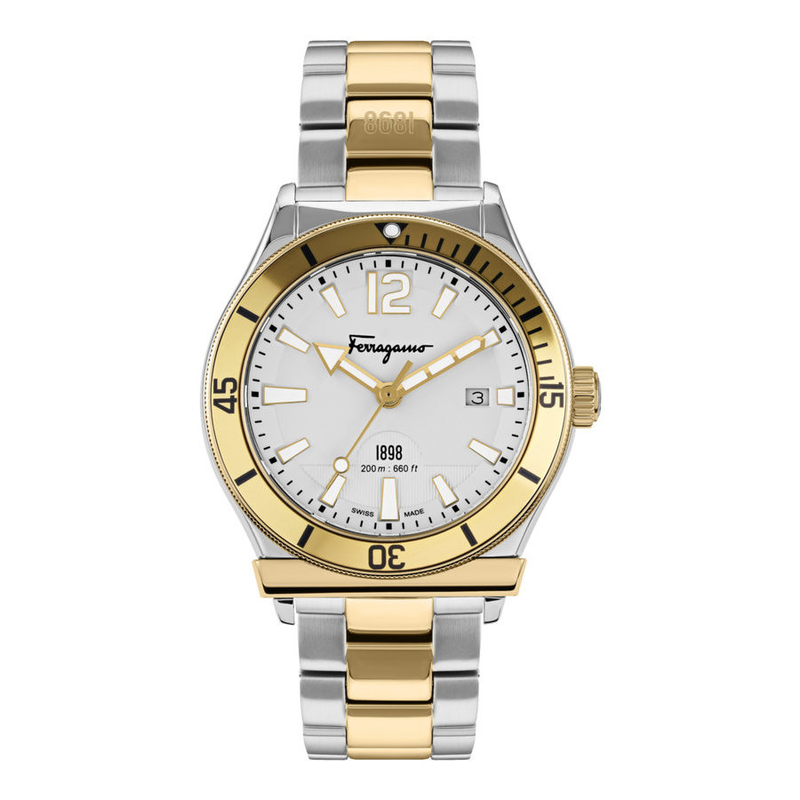 Ferragamo Salvatore Ferragamo Ferragamo 1898 Sport Quartz Silver
