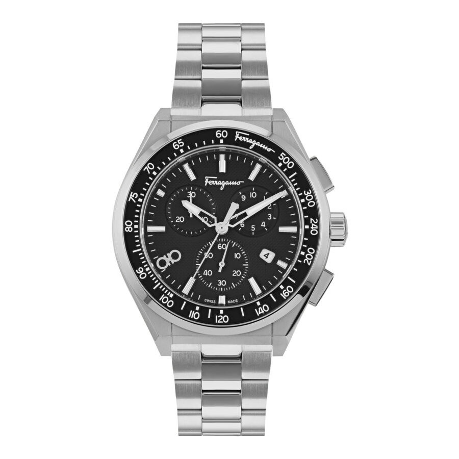 Salvatore Ferragamo Ferragamo Chrono Sport Chronograph Quartz Black ...