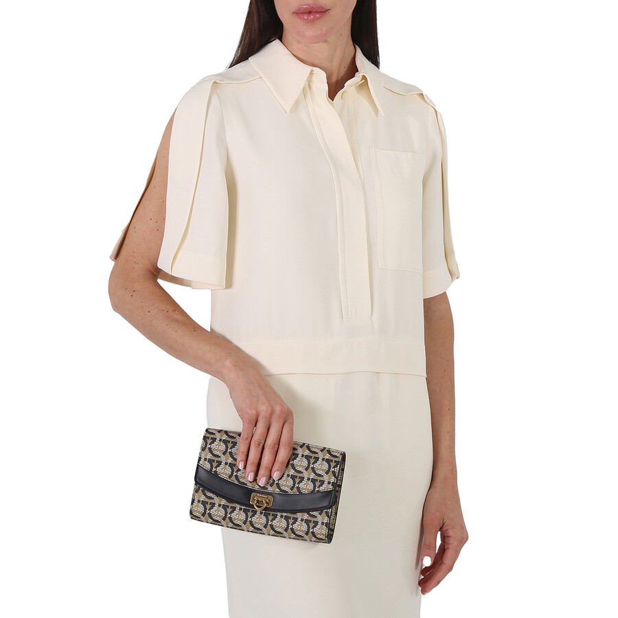 Ferragamo Salvatore  Gancini Mini Shoulder Bag In Multi