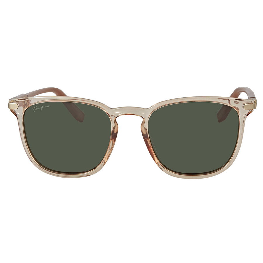Salvatore Ferragamo Green Gradient Square Unisex Sunglasses SF881S 690