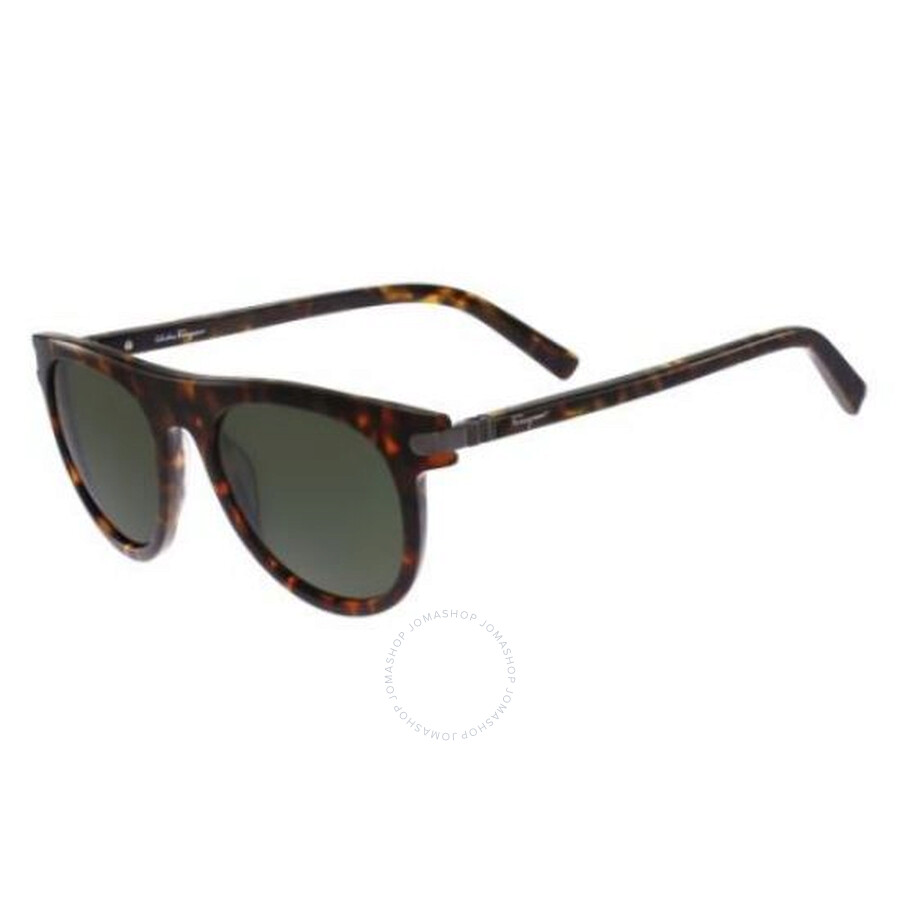 Salvatore Ferragamo Green Round Men's Sunglasses SF787S 214 51