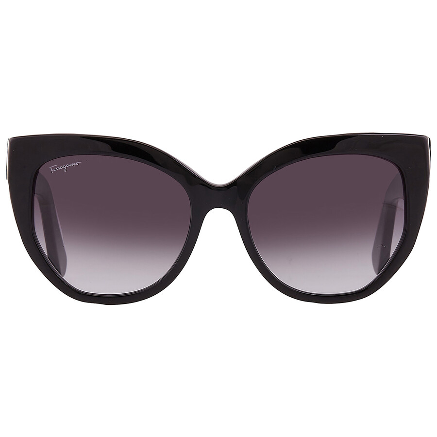 Ferragamo Salvatore Ferragamo Grey Gradient Butterfly Ladies