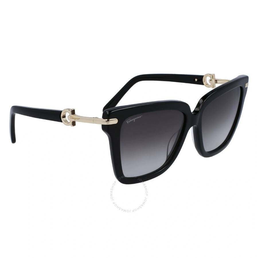 Ferragamo Salvatore  Grey Gradient Butterfly Ladies Sunglasses Sf1085s 011 57