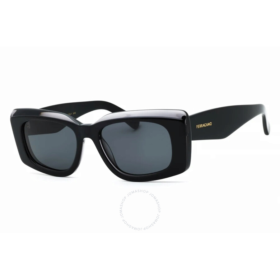 Ferragamo Salvatore  Grey Rectangular Ladies Sunglasses Sf1079sn 022 54