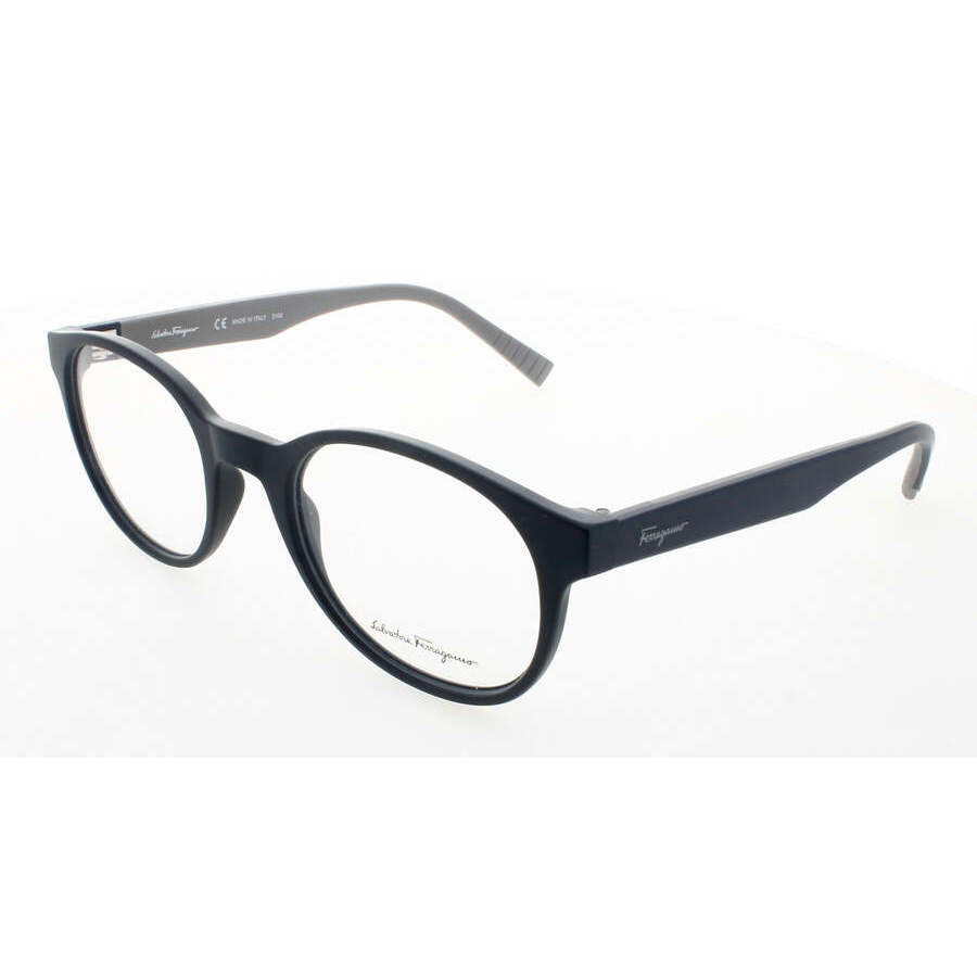 Ferragamo Salvatore  Ladies Blue Rectangular Eyeglass Frames Sf287941451