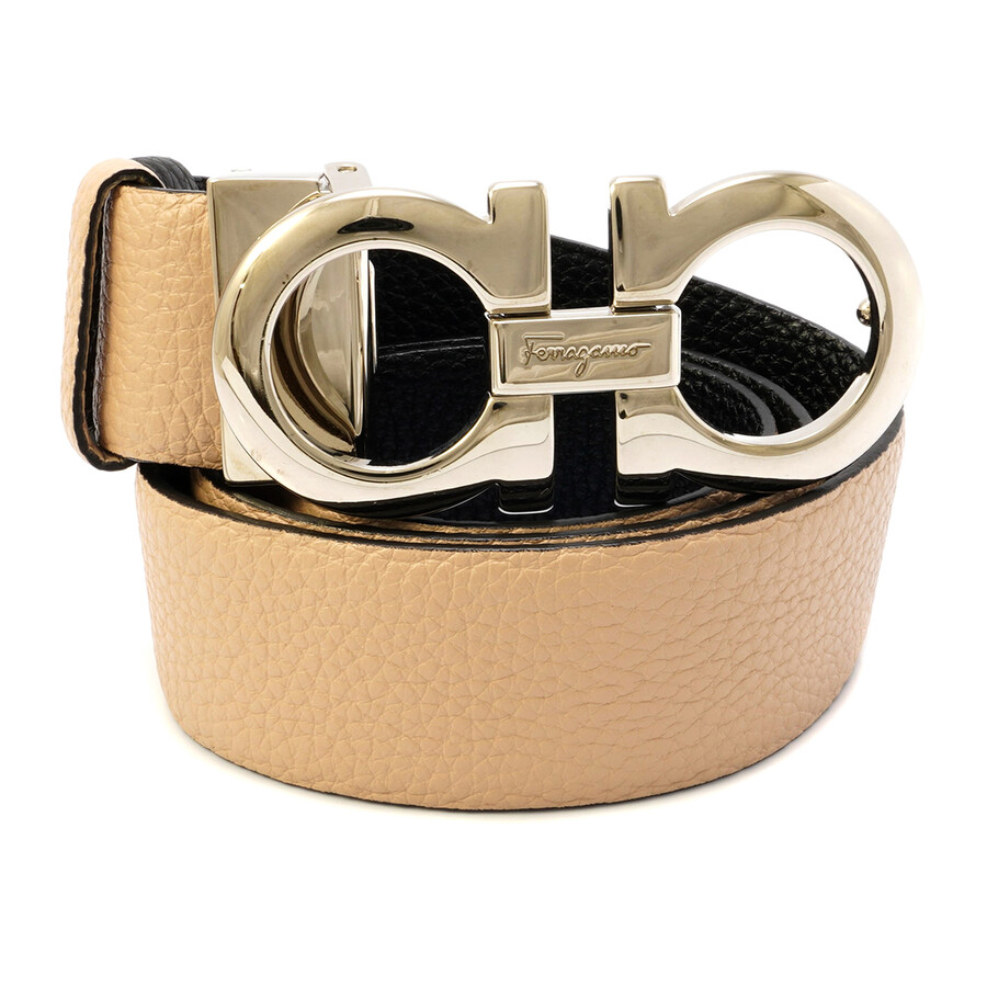 Ferragamo Salvatore Ferragamo Ladies New Bisque/Black