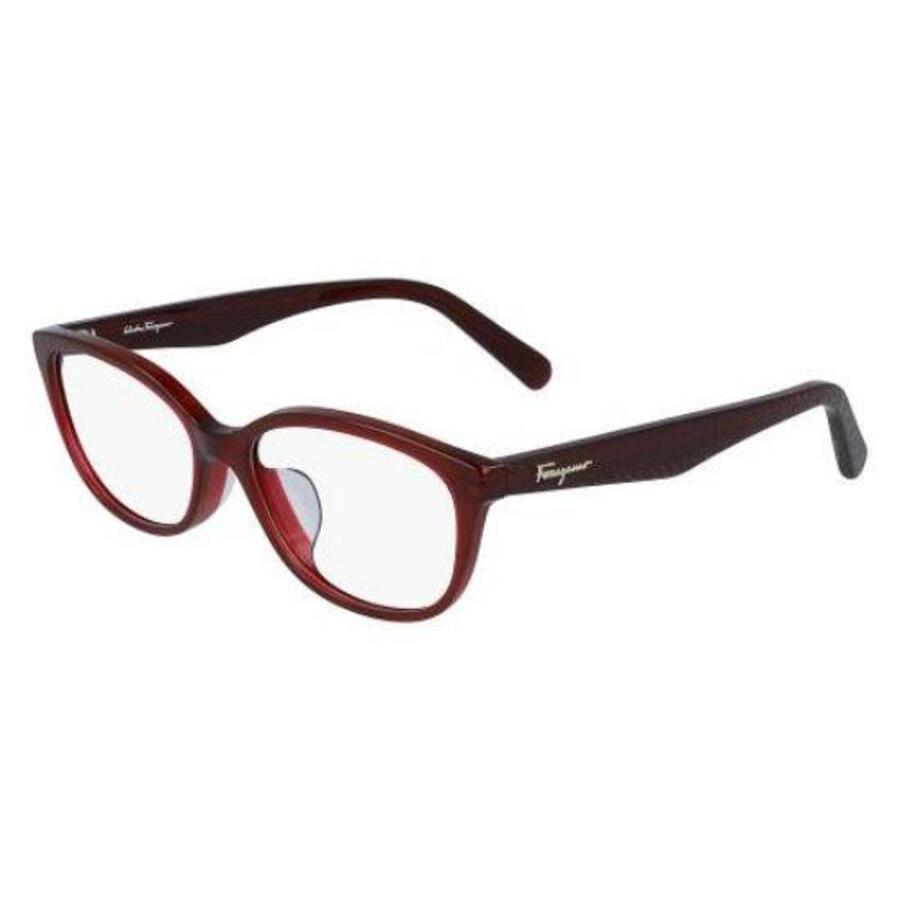 Ferragamo Salvatore  Ladies Red Cat Eye Eyeglass Frames Sf2857a 603 - 53