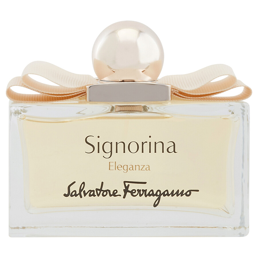 Shop Ferragamo Salvatore  Ladies Signorina Eleganza Edp Spray 3.4 oz Fragrances 8052464891504 In White