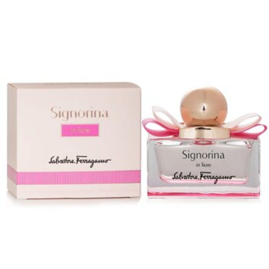 Ferragamo Salvatore Ladies Signorina In Fiore Edt Spray 1.0 oz Fragrances 8034097959875 In Cherry / White