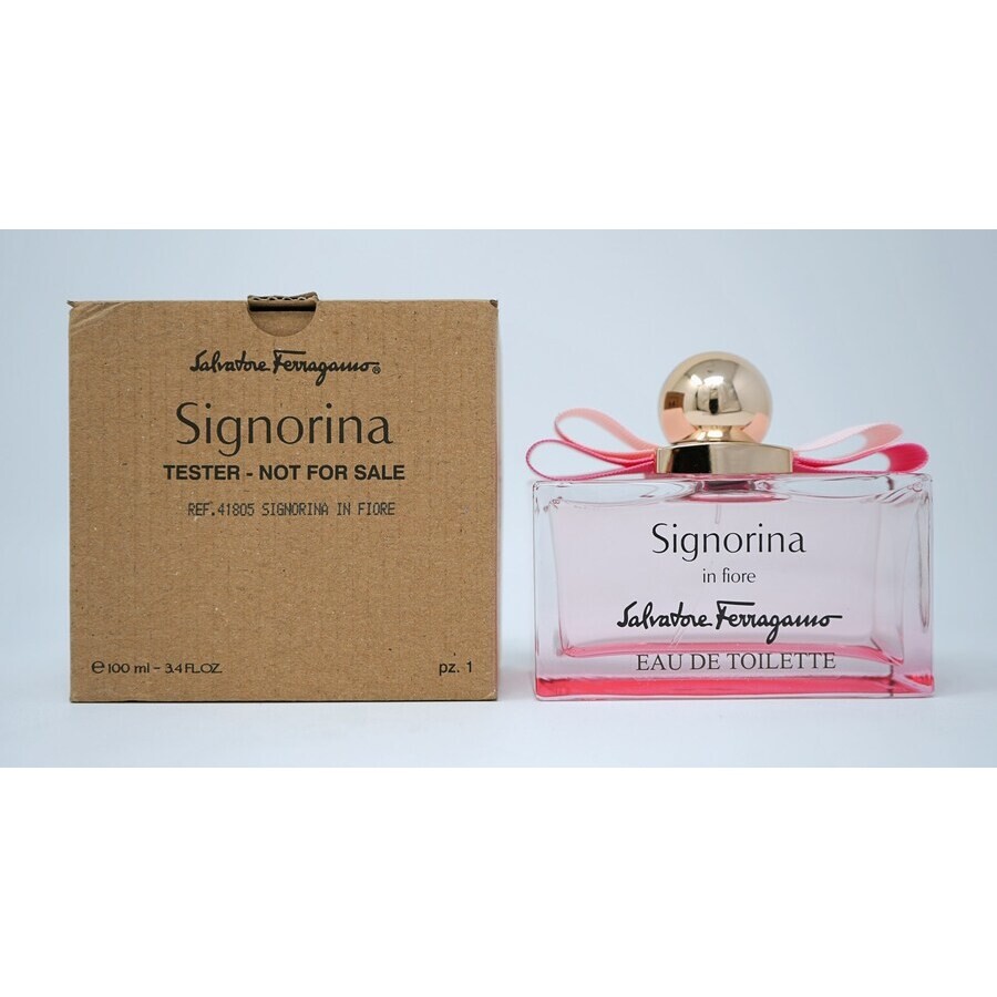 Ferragamo Salvatore  Ladies Signorina In Fiore Edt Spray 3.4 oz (tester) Fragrances 000000041805