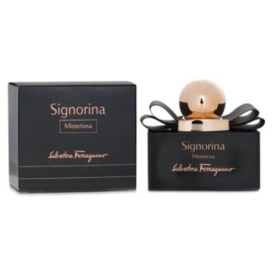 Shop Ferragamo Salvatore  Ladies Signorina Misteriosa Edp 1.0 oz Fragrances 8034097959707 In Black / Orange