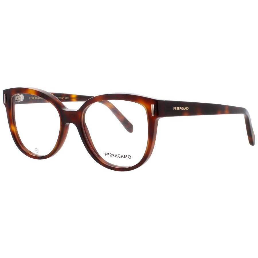 Ferragamo Salvatore  Ladies Tortoise Rectangular Eyeglass Frames Sf2994