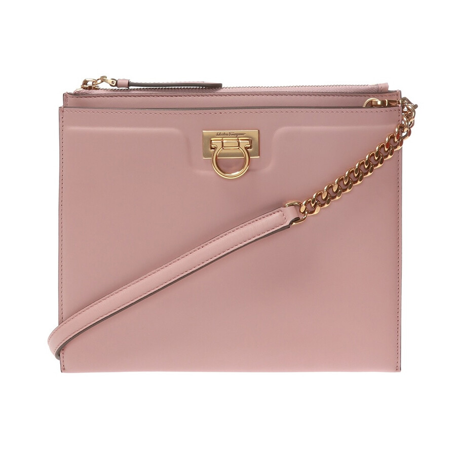 Ferragamo Salvatore Ferragamo Ladies Trifolio Crossbody Bag 21I013 724607 8057453458546