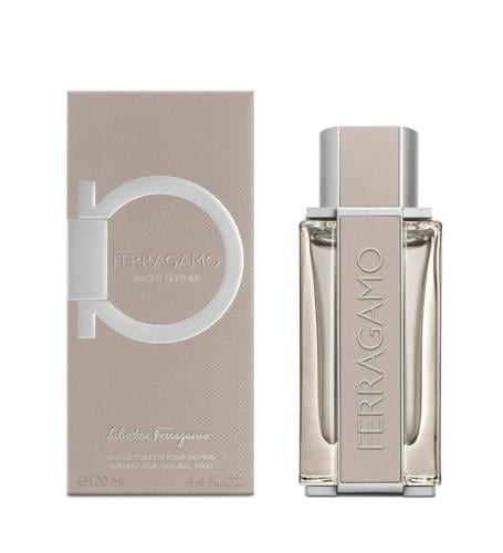 Salvatore Ferragamo Men's Bright Leather EDT Spray 3.4 oz