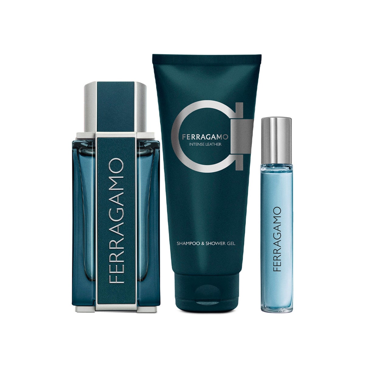 Salvatore Ferragamo Men's Intense Leather Gift Set Fragrances