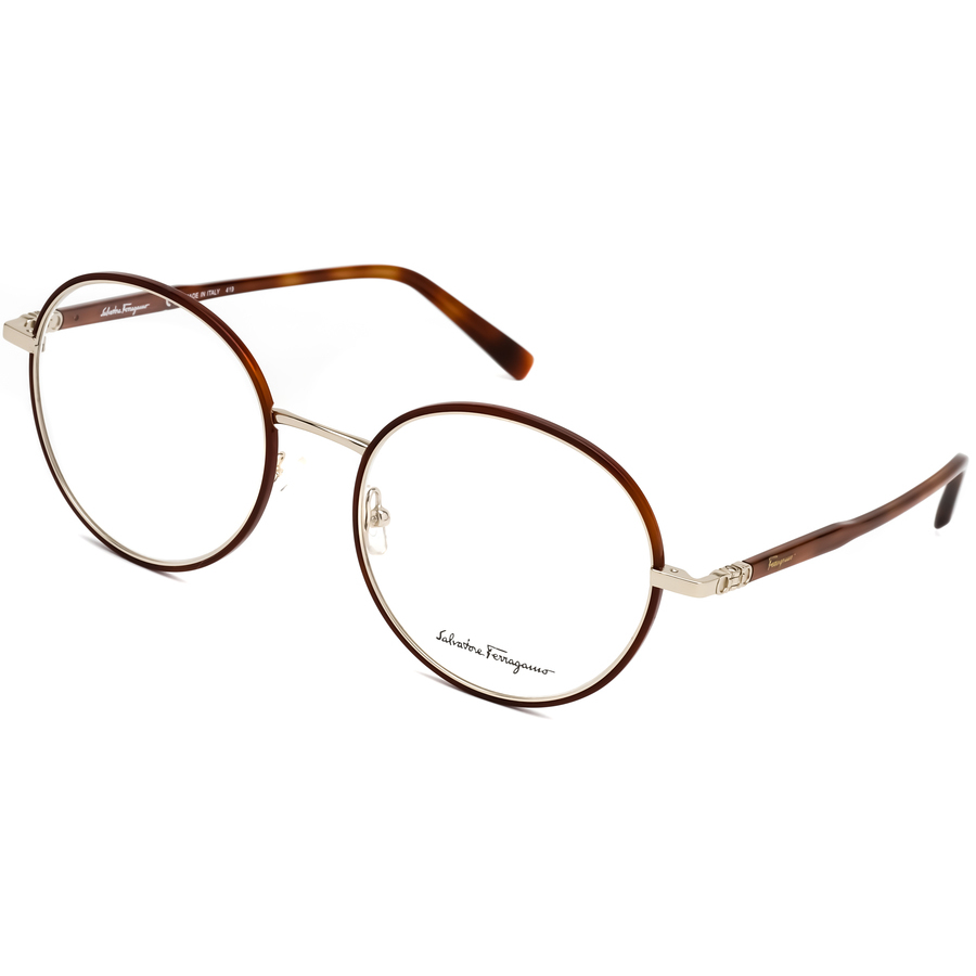 Ferragamo Salvatore Ferragamo Demo Round Unisex Eyeglasses SF2171