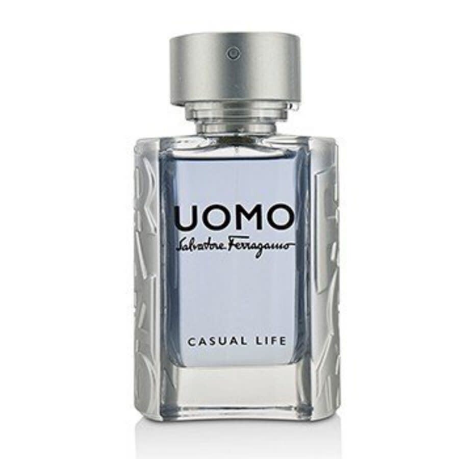 Ferragamo Salvatore Men's Uomo Casual Life Edt 1.7 oz Fragrances 8052086372962 In Violet / White