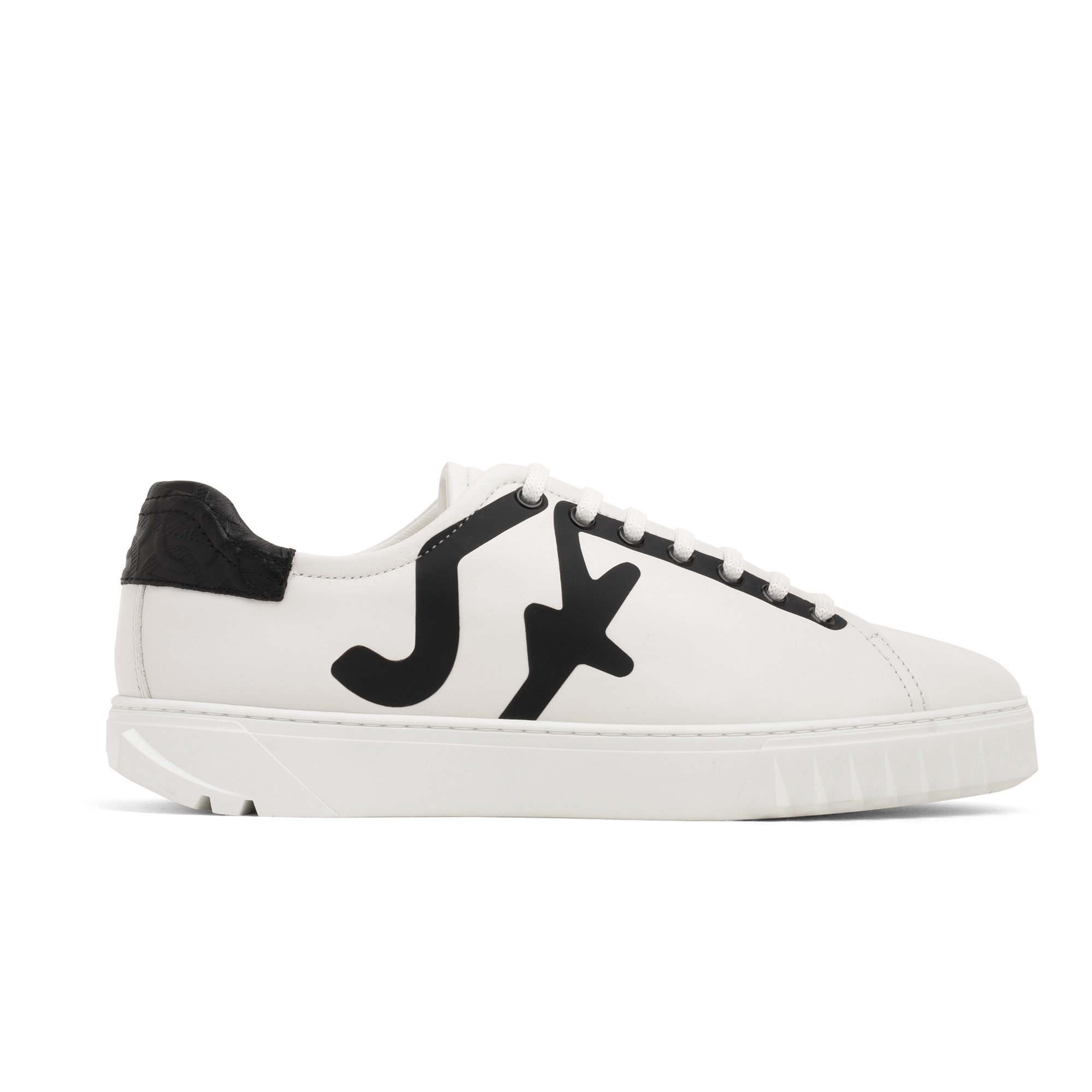 Ferragamo Salvatore Ferragamo Men's White Nephin Low-top Sneakers