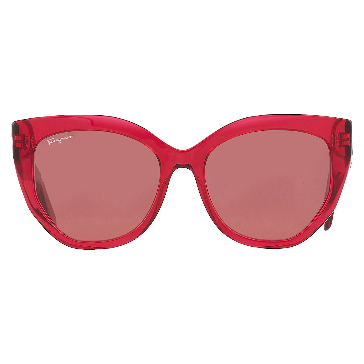 Ferragamo Salvatore Ferragamo Pink Cat Eye Unisex Sunglasses  display picture 2