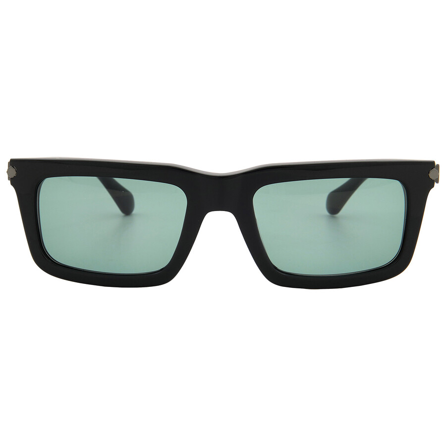 Ferragamo Men's Prisma Modified Acetate Rectangle Sunglasses, 53mm