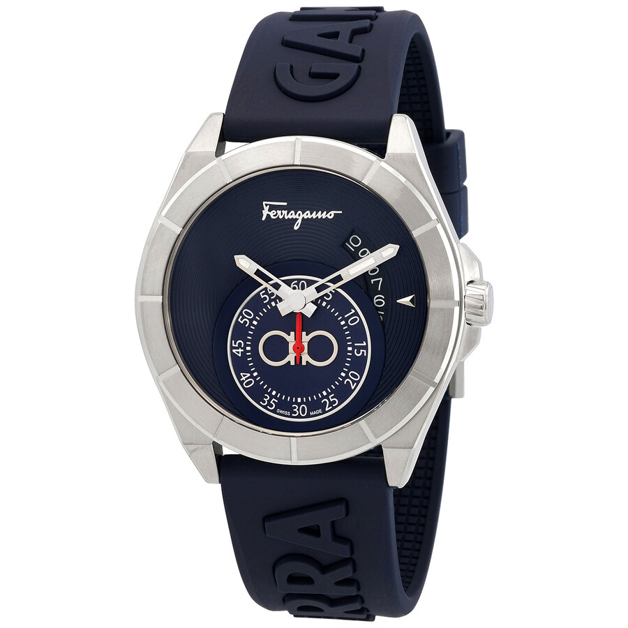 Salvatore Ferragamo Urban Quartz Blue Dial Men's Watch SF1Y00219 ...