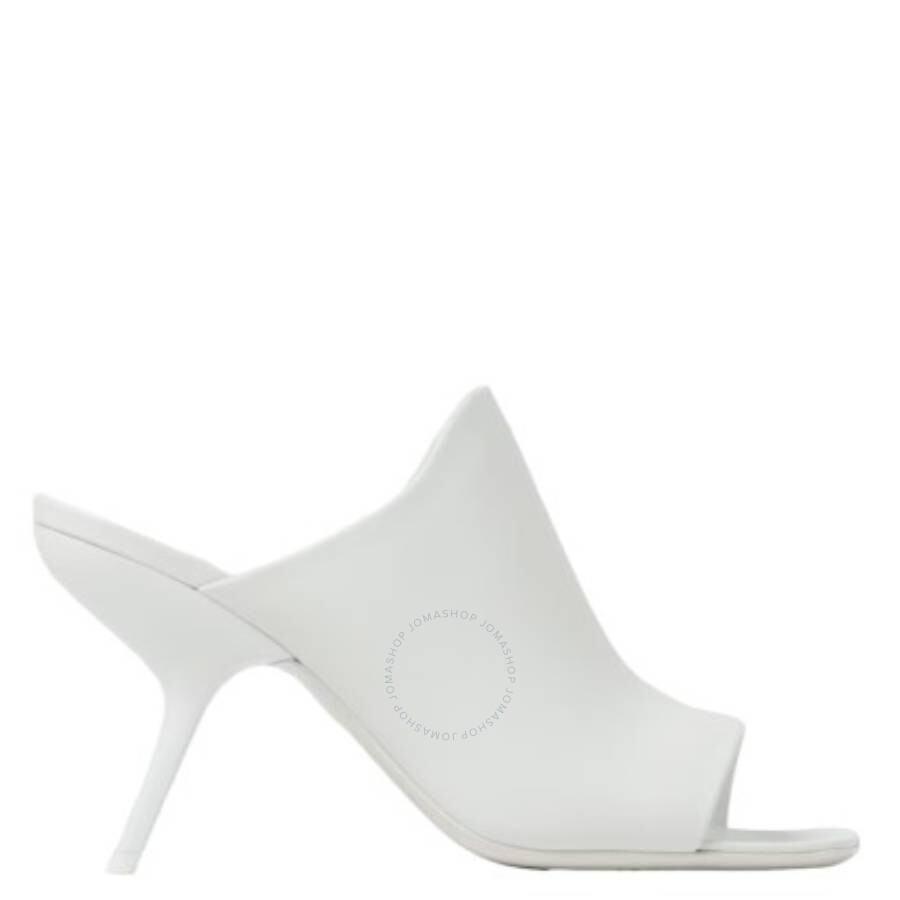 Ferragamo Era Leather Mules In White