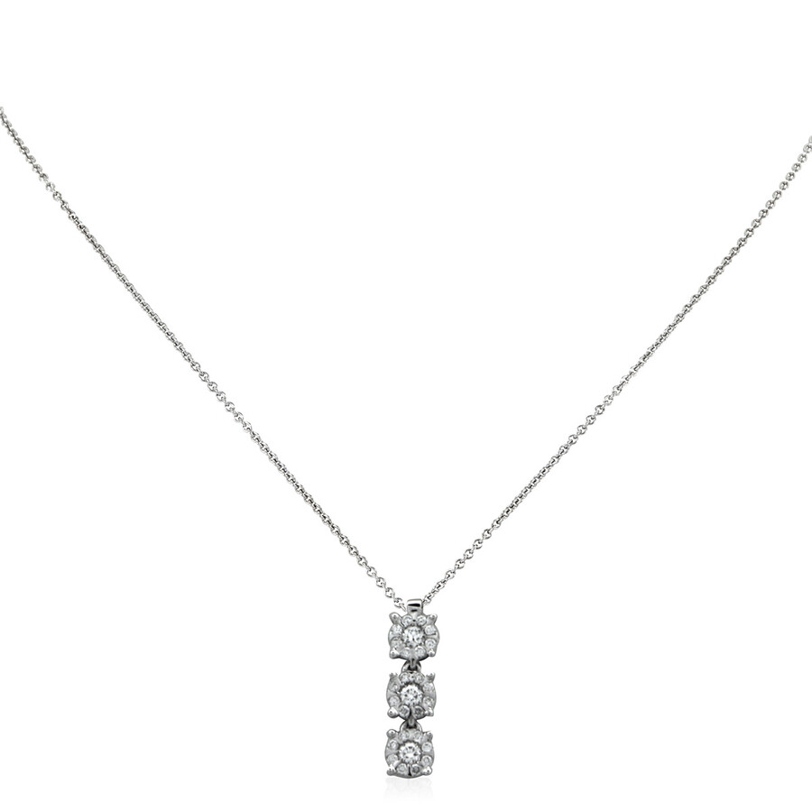 Salvini Daphne White Gold 0.20 Ct Diamond Necklace