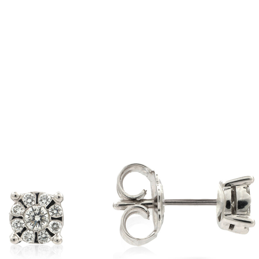 Salvini Daphne White Gold 0.23 Ct Diamond Stud Earrings