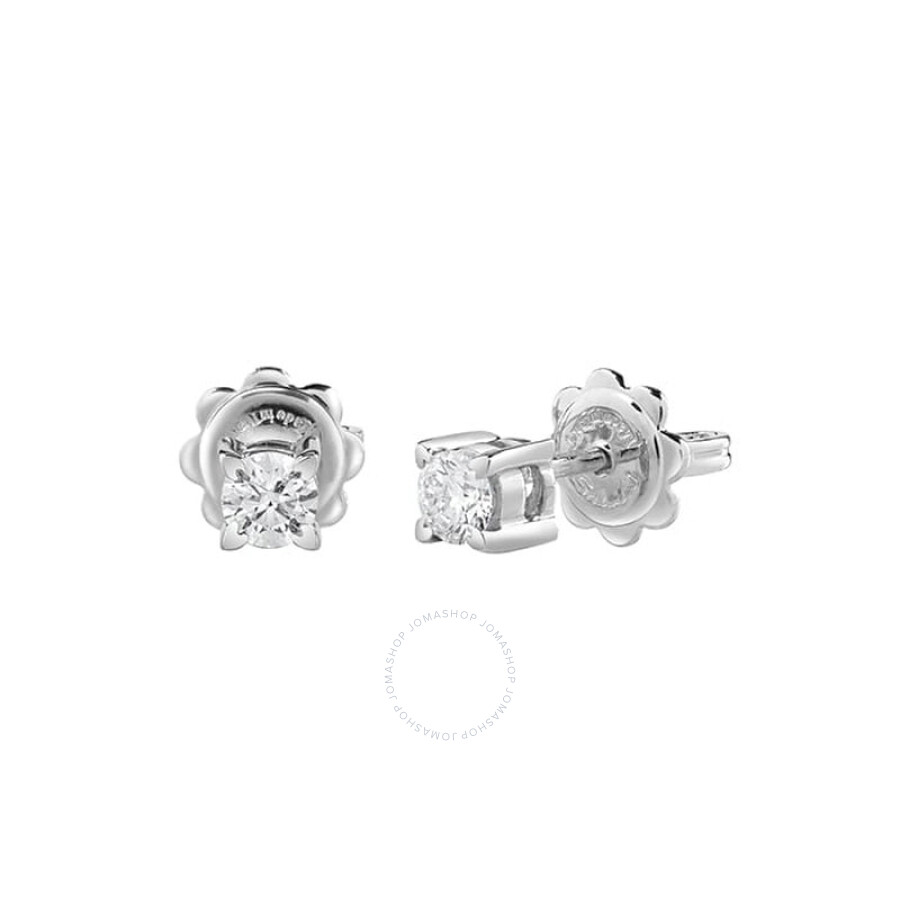 Salvini Ladies White Gold Brilliant Beat Earrings In White/gold Tone