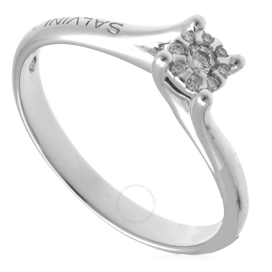 Salvini Ladies White Gold Daphne Diamond Ring In White/gold Tone