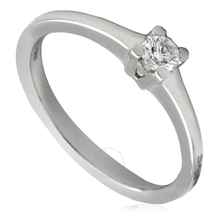 Salvini White Gold 0.15 Ct Diamond Solitaire Ring