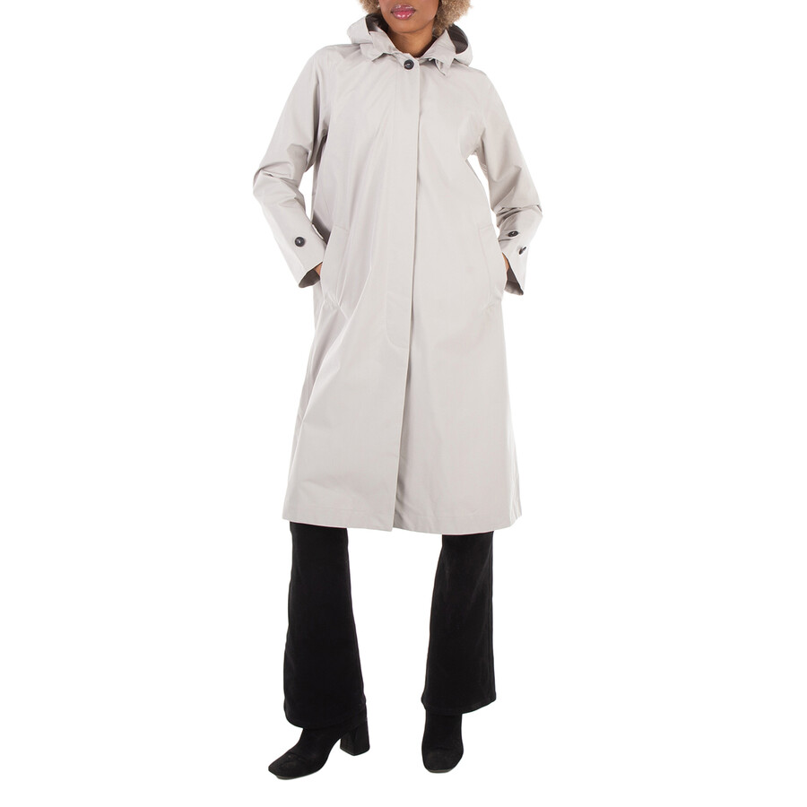 Adjustable Hood Long Sleeve Raincoat