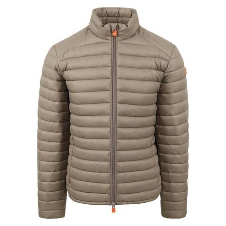 Save The Duck Alexander Hooded Puffer Jacket In Beige
