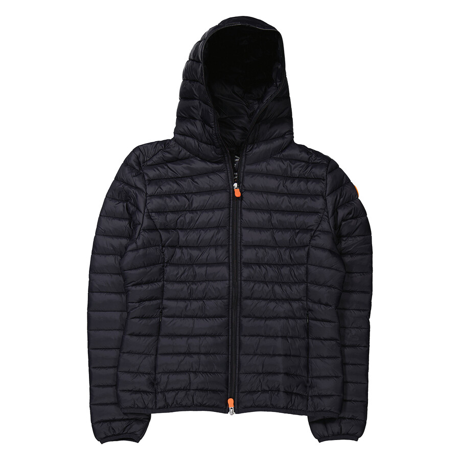 Save The Duck Carly Recycled Nylon Puffer Jacket In Black