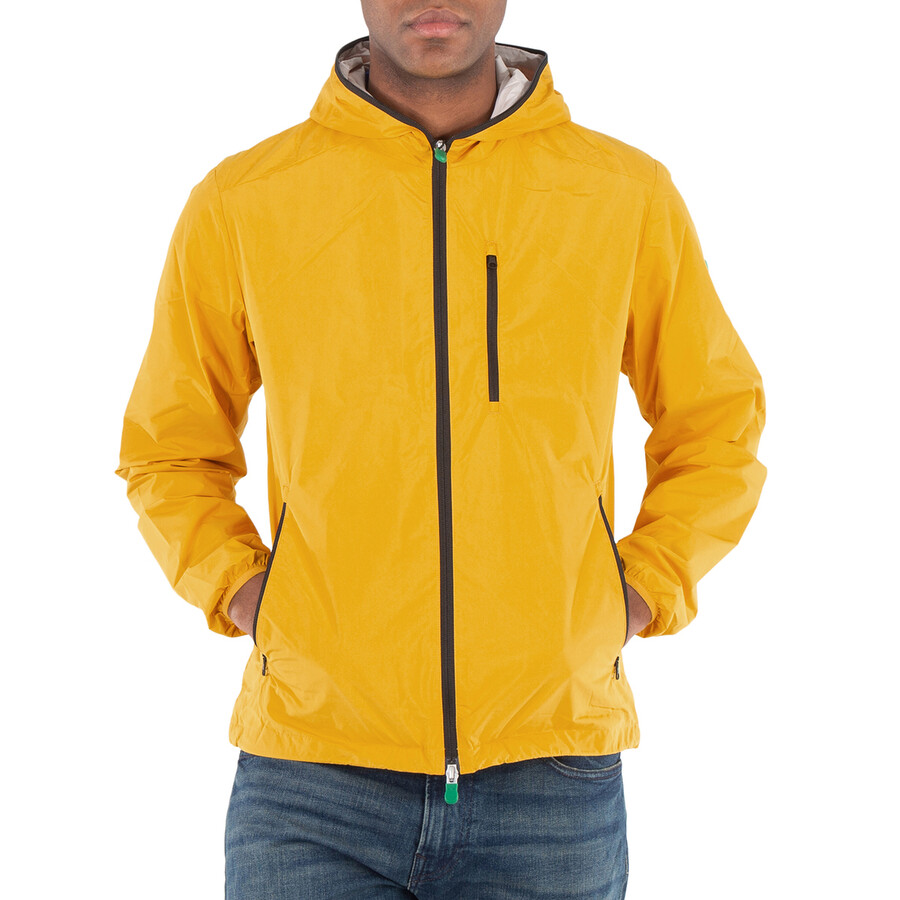 Curry Yellow David Hooded Rain Jacket
