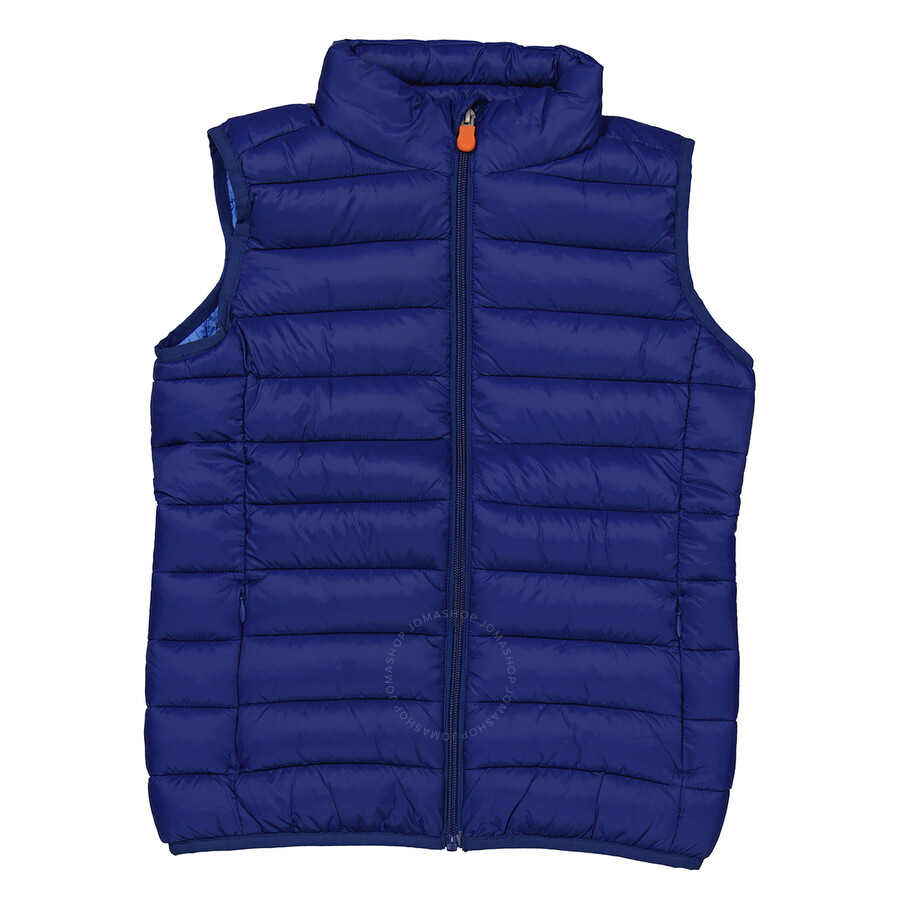 Save The Duck Eclipse Blue Giga Icon Puffer Vest In Blue